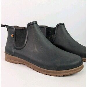 BOGS Sweet Pea Rain Waterproof Boots Mid Womens Size 8 Pull On Rubber Insulated